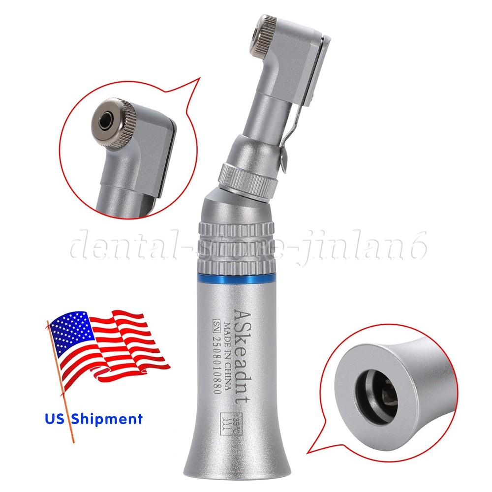 NSK Style Dental Slow Low Speed Contra Angle Handpiece Latch E-Type Attach AS