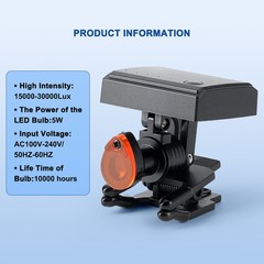 Medical Grade Dental LED Diagnostic Light 5W No Shadow 24000Lux Long Life