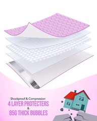 GSSUSA Bubble Mailers 6×10 Inches 100 Pack Size 6×9” Bubble Mailer Envelop