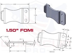 Kydex Holster Belt FOMI Quick Clips for IWB/OWB Sheath/Gun Holster Making wit…