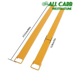 Extension Heavy Duty Steel Pallet Extensions 4.5″ Width 4600 LBS Max Pallet Fork