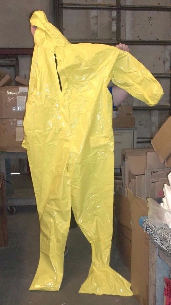 FRHAM COVERALL ELASTIC WRIST DISPOSABLE SUITW/ALLLAP SEA 3XL FS10126-3X PPE (60)