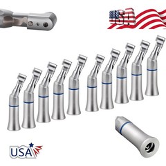 10 NSK Style Dental Slow Low Speed Contra Angle Handpiece Latch E-Type Attach AS