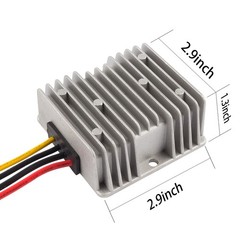 Power Converter Regulator DC12V(10V~16V) Step-Up to DC19V 8A 152W Transformer