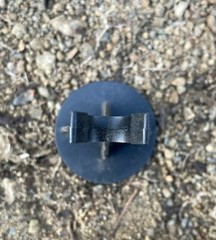 Sandbaggy 2-1/4 Inch Rebar Plastic Chair | Fits Rebar #3 to #5 | Heavy Duty