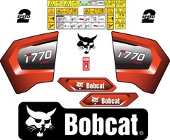 Fits Bobcat T770 Decal Kit Skid Steer / safety decals 3M VINYL / FREE SHIPPING