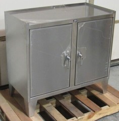 NEW Jamco ZP136 Stainless Steel 2-Door Cabinet for Medical Hospital Industrial +