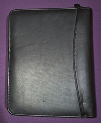 🔥Kirkland Signature Premium Leather 7-Ring Binder New Classic Planner Zip Case