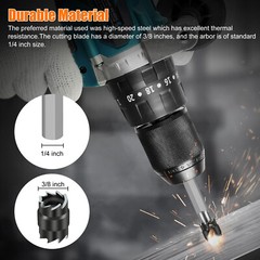 14Pcs 3/8″ Double Sided Spot Weld Cutter Remover Drill Bit Welder Cut Rotary Kit