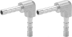 Zorfeter 2 Pack 5/32″ X 5/32″ Brass Hose Barb Fitting 4Mm Hose Id/Hose Barb 90 D
