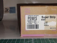 Powis Parker Fastback Super Strip Binding Strips 11″ Narrow Black 100 Pack