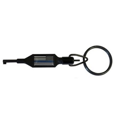 Zak Tool ZT100-BL Thin Blue Line Flag Police Handcuff Key w/ Swivel Key Ring