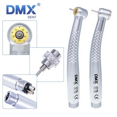 OLED+ 5 Light LED E-Generator DENTAL Fiber Optic High Speed Handpiece 2/4Hole Wh
