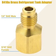 Easy To Install R12 R410a For R134a Refrig Erant Tank Adapter For HVAC Systems