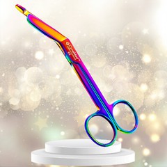 1EA LISTER BANDAGE SCISSORS 5.5″ RAINBOW COLOR PREMIUM ENT INSTRUMENTS MEDICAL