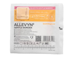 Allevyn Gentle Border Silicone Foam Dressing 10x10cm 66800270, Box IS damaged