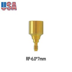 Dental Healing Abutment Cap Cover Screw Fit Nobel Active RP NP Height 3/5/7mm