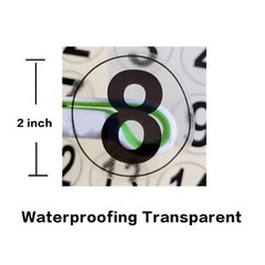 ID Number Decal Sheet 1-20 Number Decal for Laundromat Washer Dryer Waterproof