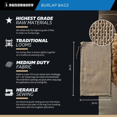 (1) 14×26 Burlap Bags, Burlap Sacks, Sandbags, Gunny Sack, Potato Sacks, Sack