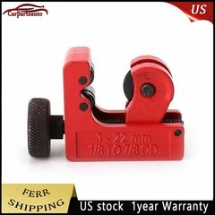 Mini Pipe Tubing Cutter 1/8″ to 5/8″ OD Copper Brass Aluminum Cutting HVAC Plumb