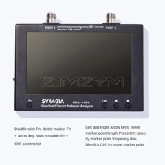 IPS Touch LCD 50KHz ~4.4GHz Vector Network Analyzer HF VHF UHF Antenna Analy
