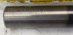 Kennameta 118596351 3/4×3/4×4 6-flute Carbide End Mill.