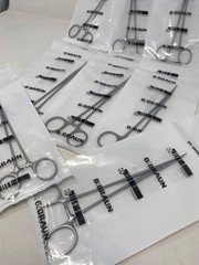 Aesculap BH187R Jacobsen Curved Forceps Pack of 8 New & Sealed