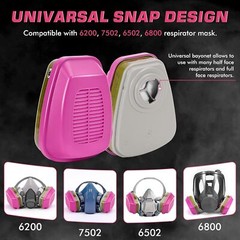 1 Pair 60926 Multi Gas Vapor P100 Replacement Respirator Protection Cartridge US