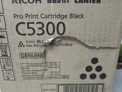 Genuine Ricoh C5300 Pro Print Cartridge Black 828597 Open Box