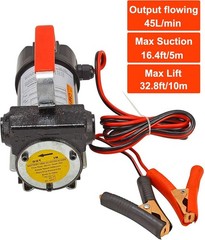BLACKHORSE-RACING 12V DC Portable Electric Fuel Transfer Extractor Pump…