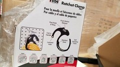 🔴(LOT 0F 25) NSi RCC-3-25 Large Ratcheting Cable Clamp 1-3″ Black‼️