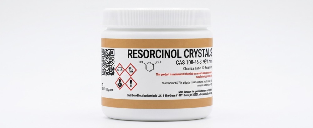 Resorcinol Powder Cosmetic Grade, 99% min, 100 grams