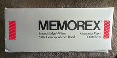 NOS 1000 Sheet Dot Matrix Printer Computer Paper 9.5 x11 Continuous 20lb Memorex