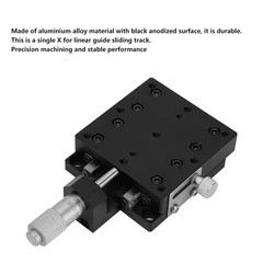SEMX60-AC X Linear Stage, 60X60Mm X Micrometer Manual Linear Translation Stage D