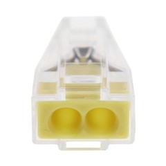 WAGO 773-102 PUSH WIRE® CONNECTORS, 2-CONDUCTOR, 600V 20A, 18-12AWG (10-PACK)