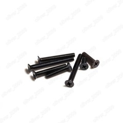 Black 304 Stainless Steel Phillips Countersunk Flat Head Screws M1.6 M2 M3 M4