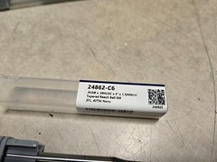Harvey Tool 24862-C6 Center Cut Tapered Reach Miniature End Mill, 0.062 in Dia C