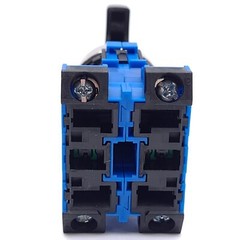 IDEC HW4S-3LF20 Selector Switch, 3-Position, Maintained, 2 NO, ø22mm Mounting