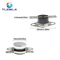 1 pc KSD301 Thermostat 40°C/135°F 10A Normally Open N.O Temperature Switch