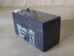 SURPLUS NEW Power Kingdom PS1.2-12 12 Volt 1.2 Ah Sealed Lead Acid Battery