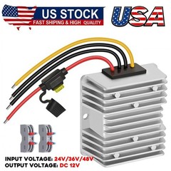20 AMP 48V 36V VOLT VOLTAGE REDUCER REGULATOR TO 12V Golf Cart Dc Buck Converter