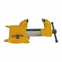 Yost Vises Model 910-HV Workshop Vise High Visibility All Steel Yellow 10in