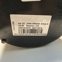 Genteq ECM 5SME39HL0252 Motor and Control Module 1/2 HP Rotation CW D341314P74