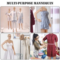 Female Mannequin 69” Full Body Dress Form w/ Detachable Torso, Arms and Legs