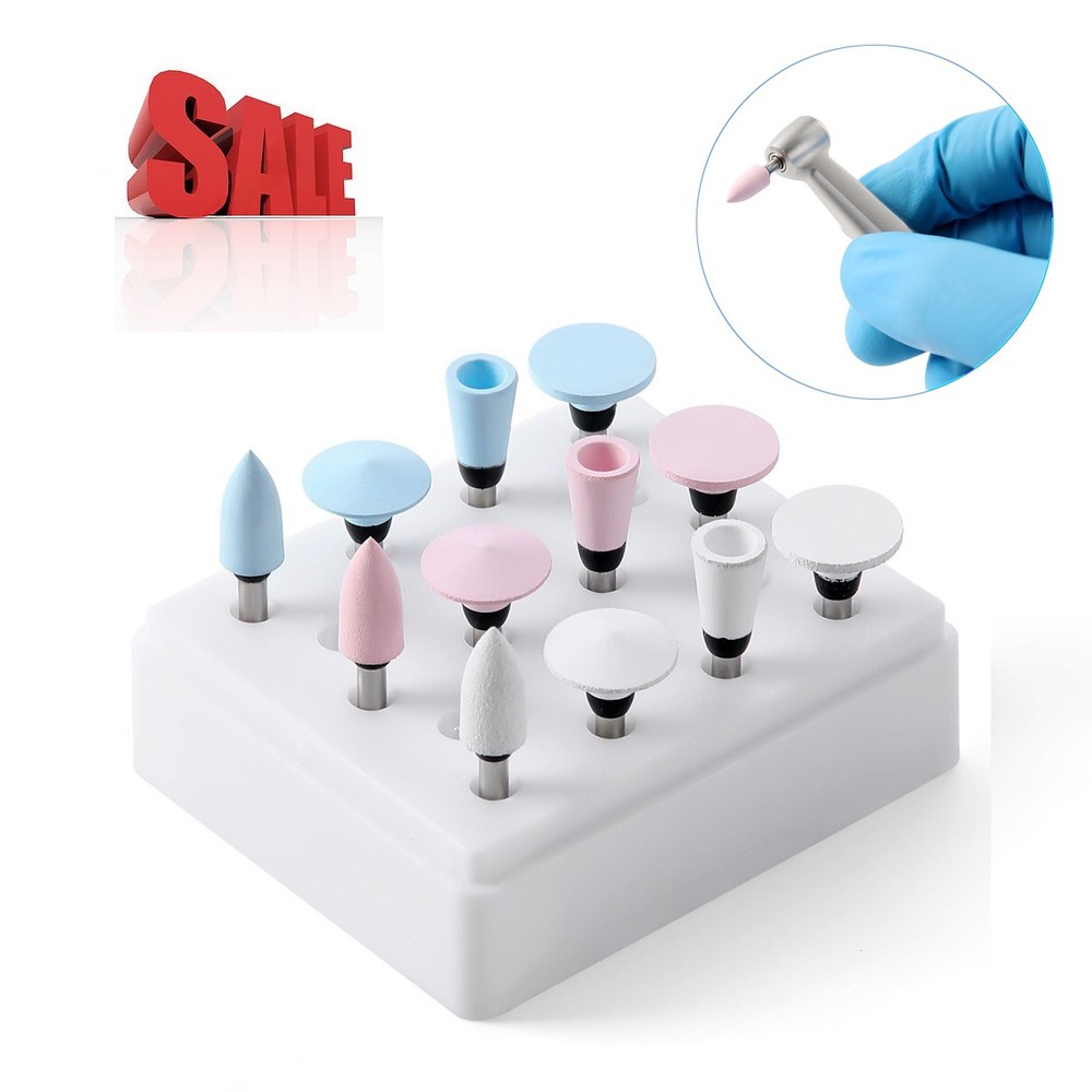 Dental Composite Polishing Burs Kit RA 2.35mm Silicone Polisher for Contra Angle