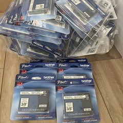 New sealed bundle of (107) Genuine Brother P-Touch TZe-Labels & Cable Wire Tapes