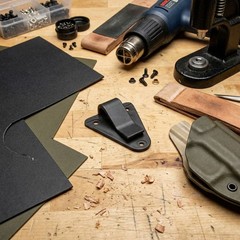 Belt Clips – Model 10 – Holster Belt Clips – (w/Mounting Hardware)