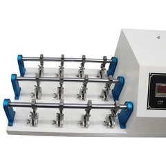 110V Leather Clamped& Folding Resistance Testing Machine 22.5° Bend Angle