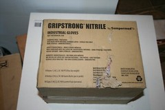 Sempermed Gripstrong Nitrile Gloves Medium Case Of 10/100. 1000 Gloves Blue