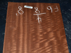 Mahogany Raw Wood Veneer Sheet 11 x 38 inches 1/42nd BLEMISHED 4669-79